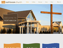 Tablet Screenshot of northbrookchurch.org